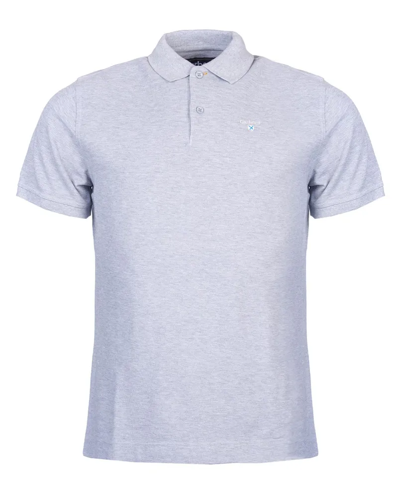 Barbour Sports Polo Grey Marl